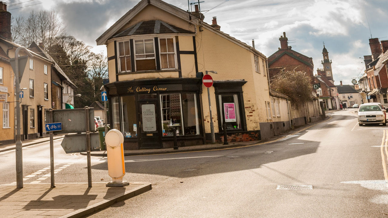 Box Iron Corner, Redenhall Road modern photo